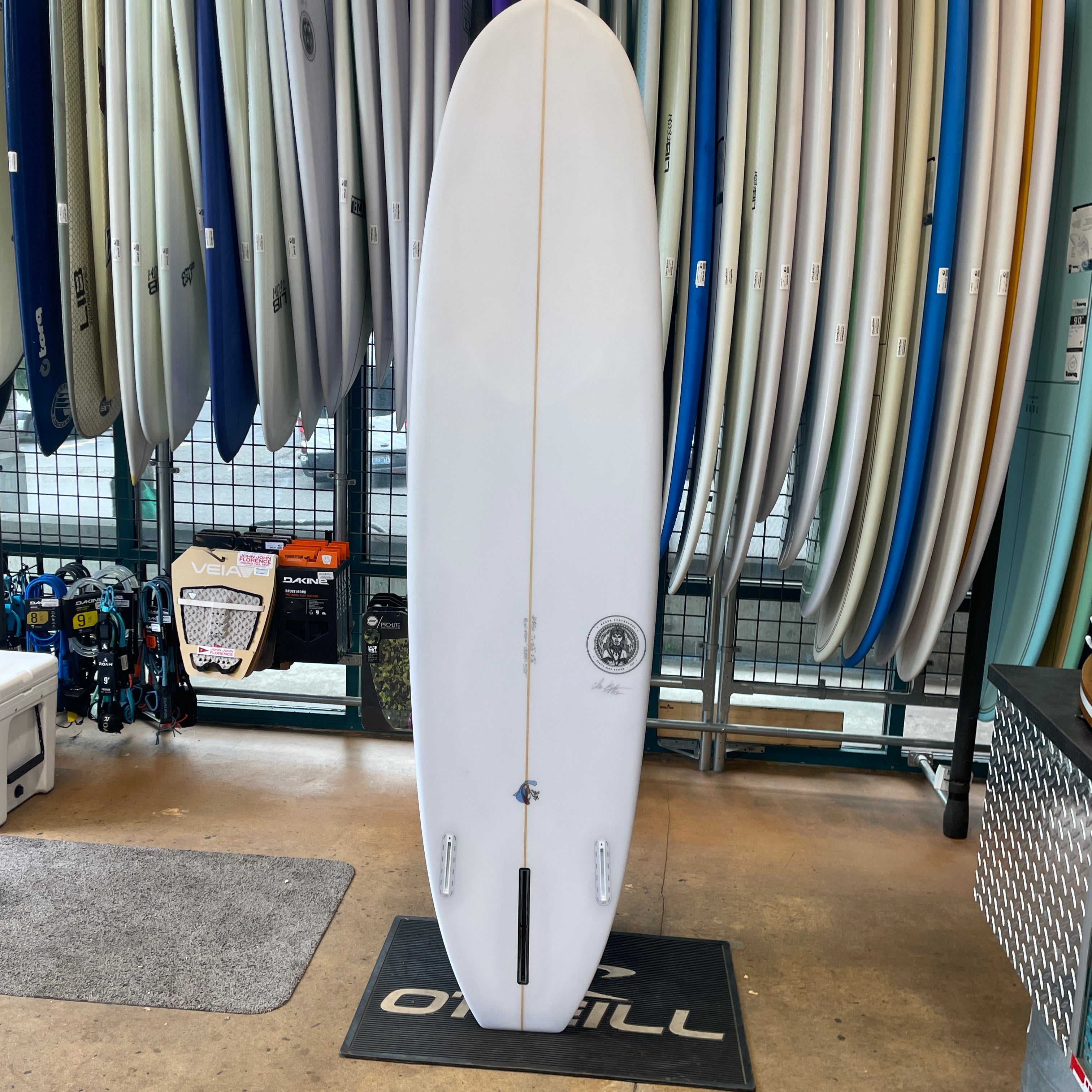 7'6" Bauer Surfboards Mini-Mal 2+1