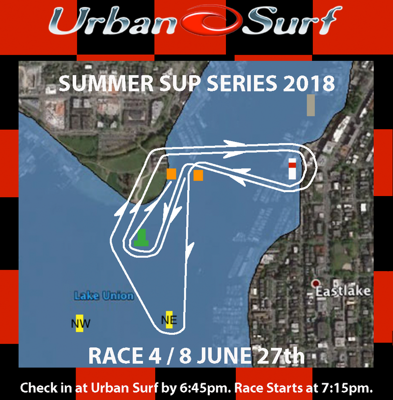 Race 4 / 8 Urban Surf Summer SUP Series Recap - Urban Surf