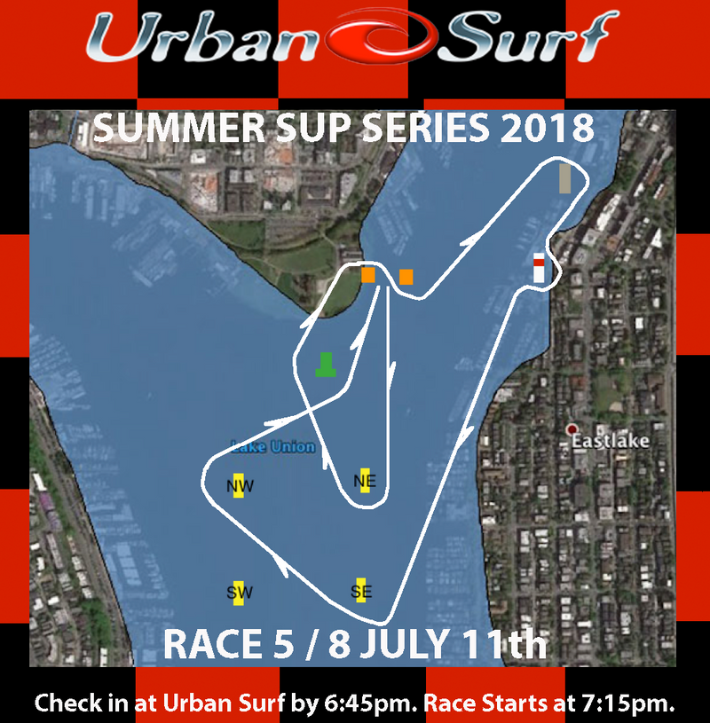 Race 5 / 8 Urban Surf Summer SUP Series Recap - Urban Surf