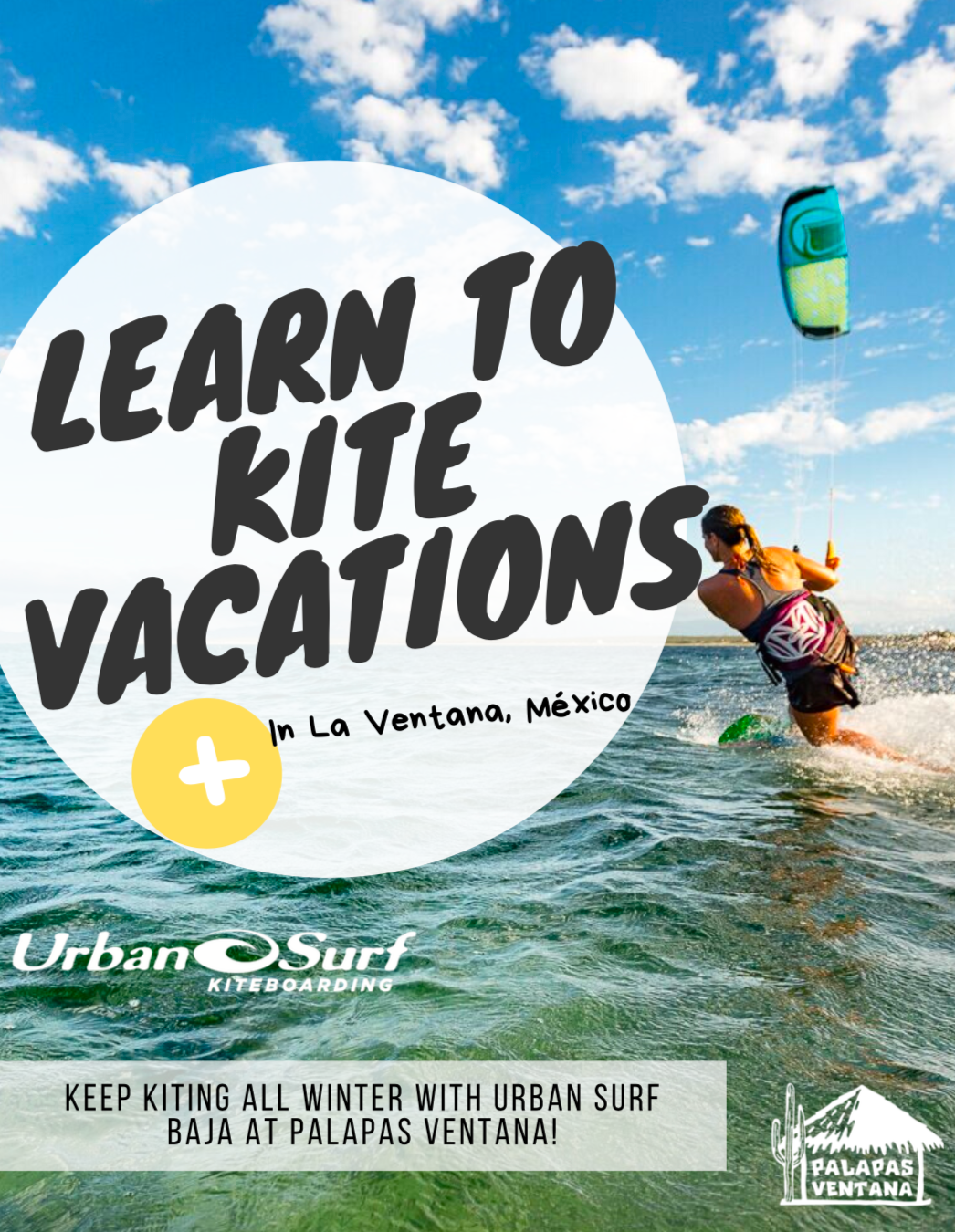Kiteboard in La Ventana, Baja this winter! - Urban Surf