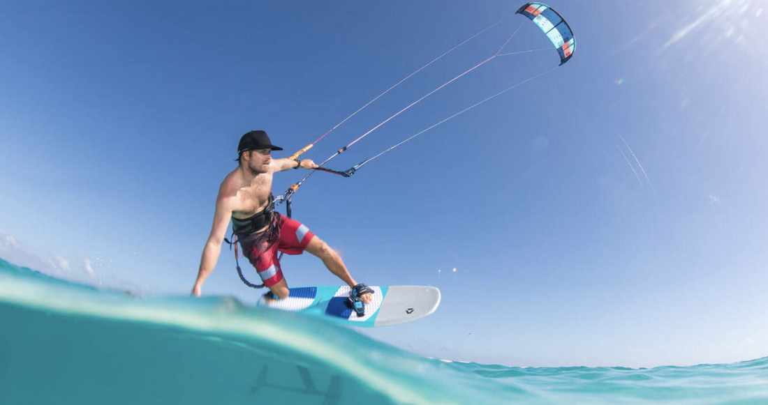 Duotone foil kiteboarding at urban surf seattle washington