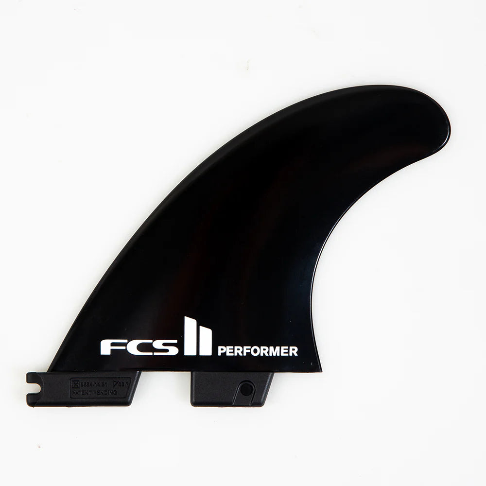 FCS II Performer Black Tri Fin Set - Sizes Vary