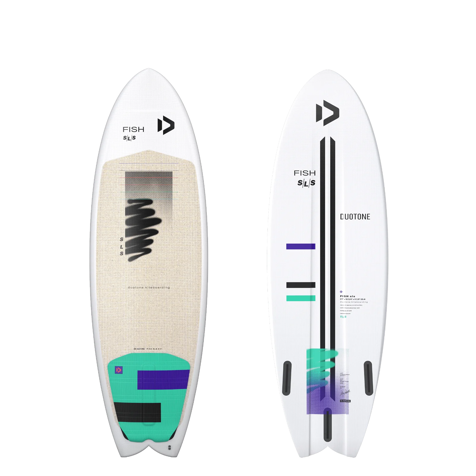 Duotone 5'3" Fish SLS Kite Surfboard - Urban Surf