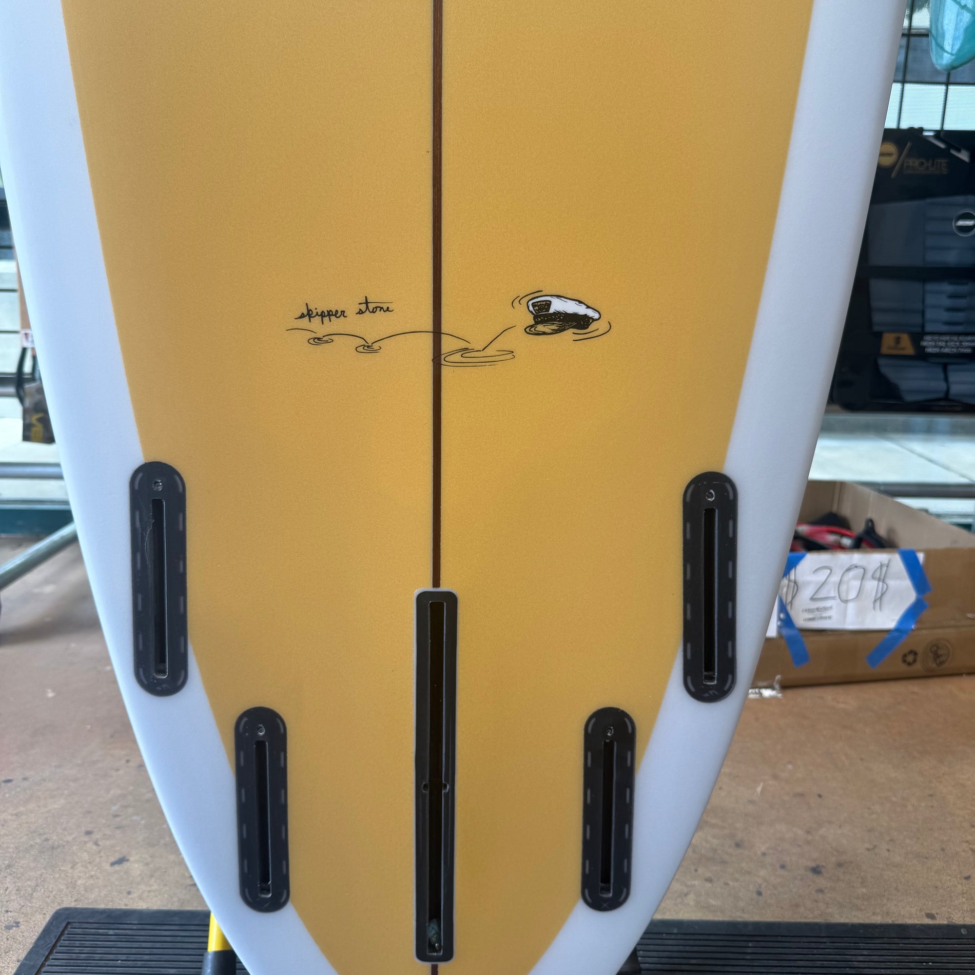7'2" Skipper Stone (sunshine) - Murdey Surfboards 2026