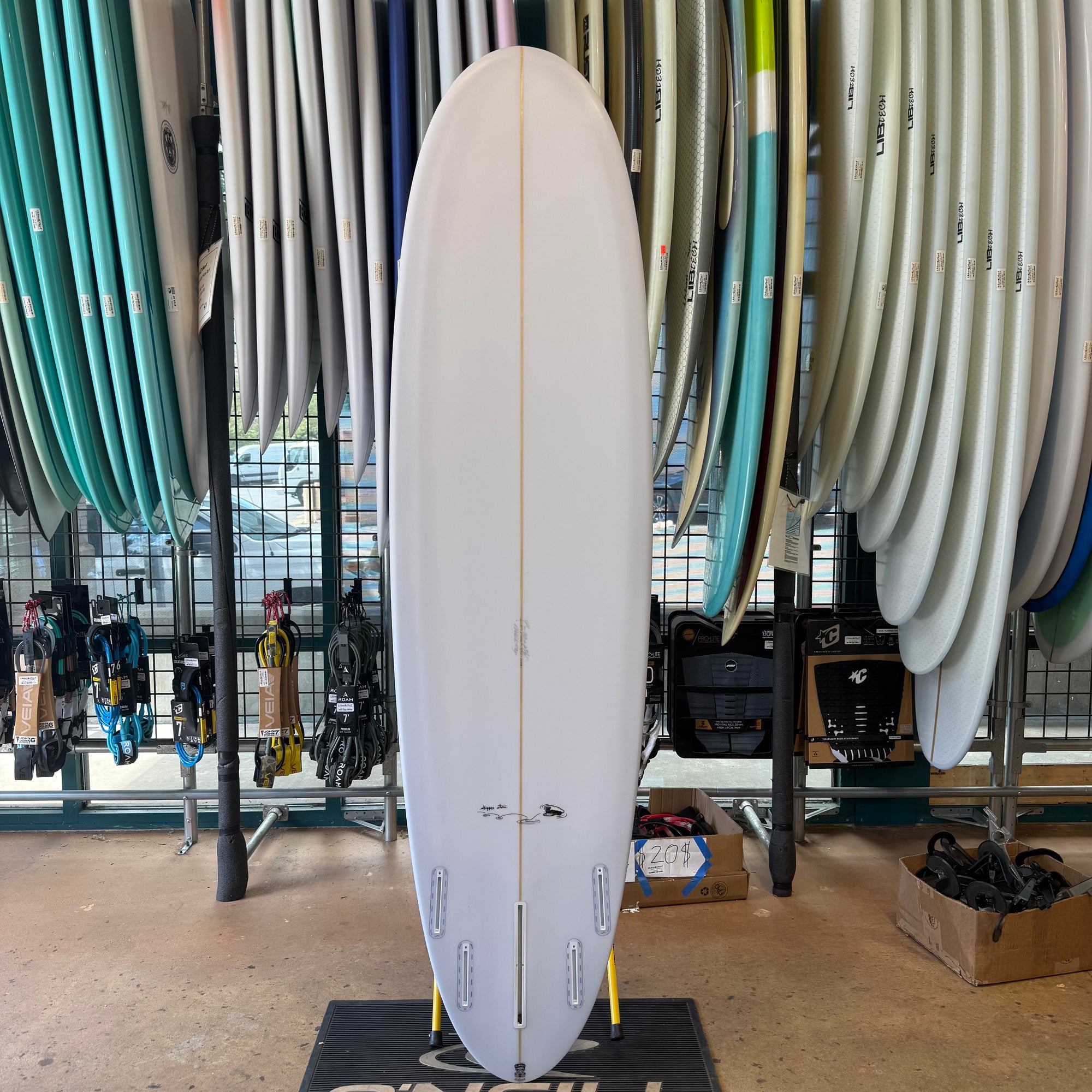 7'4" Skipper Stone (clear) - Murdey Surfboards 2026