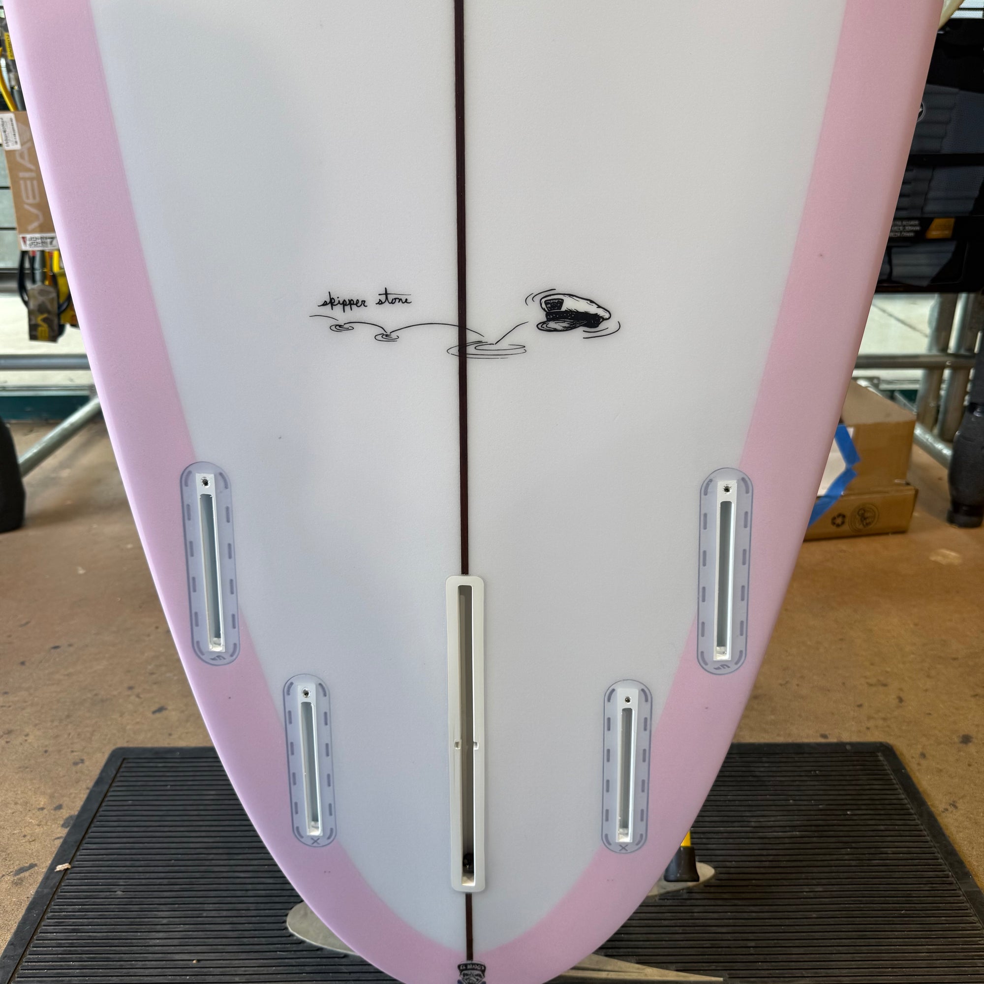 7'8" Skipper Stone (hot pink) - Murdey Surfboards 2026
