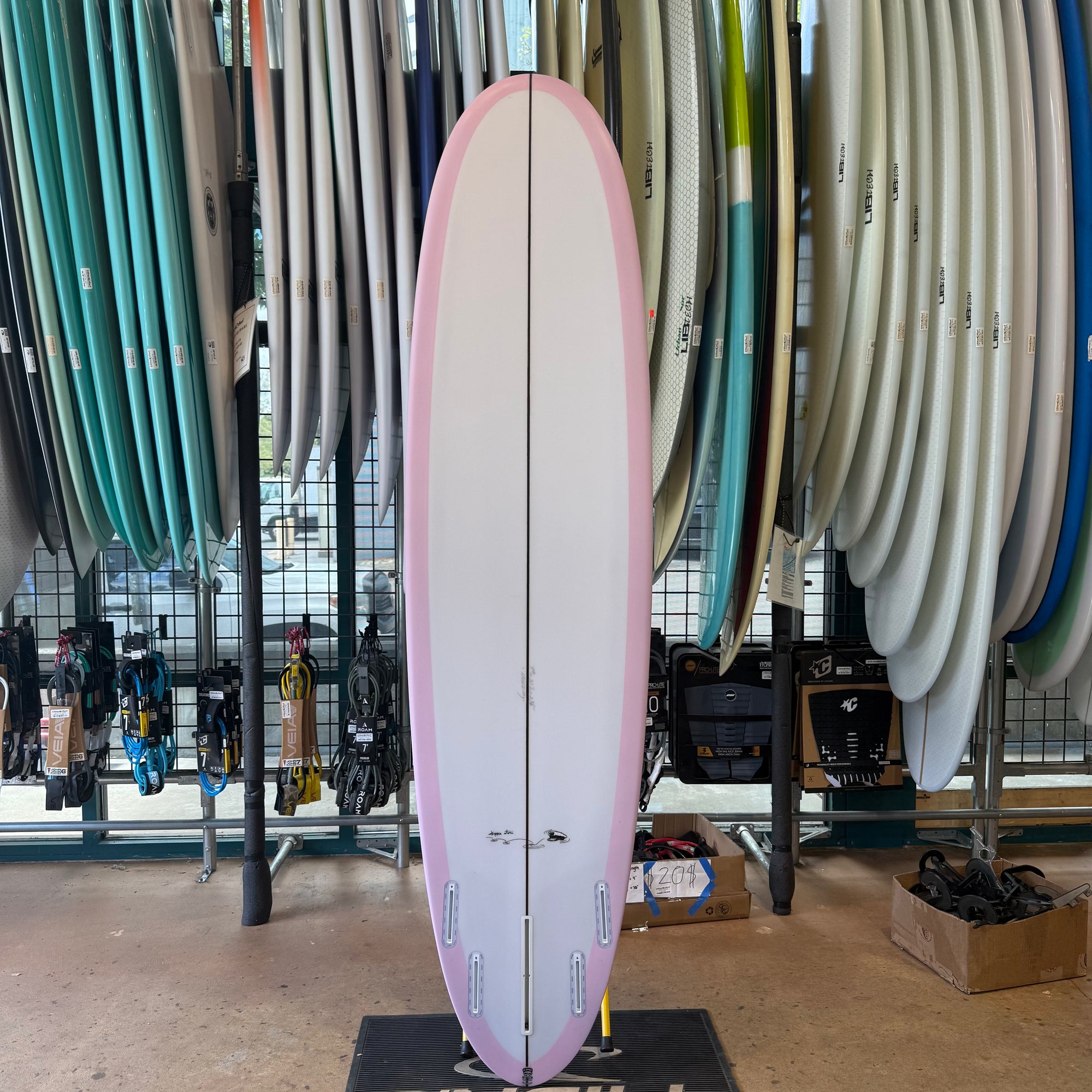 7'8" Skipper Stone (hot pink) - Murdey Surfboards 2026