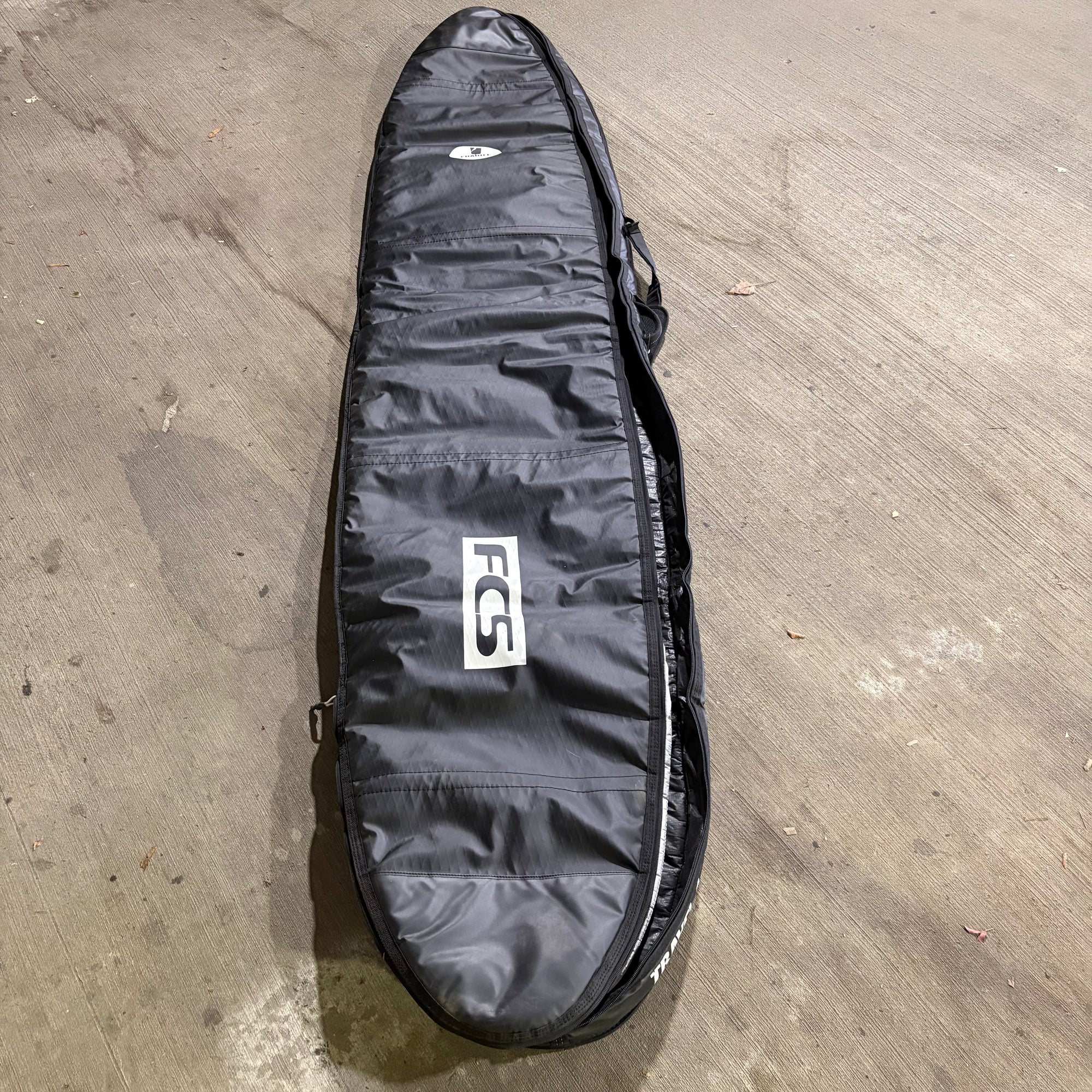 Used 9'10" Hansen Cardiff 50-50 surfboard w bag