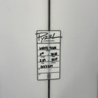 5'10" Pyzel White Tiger