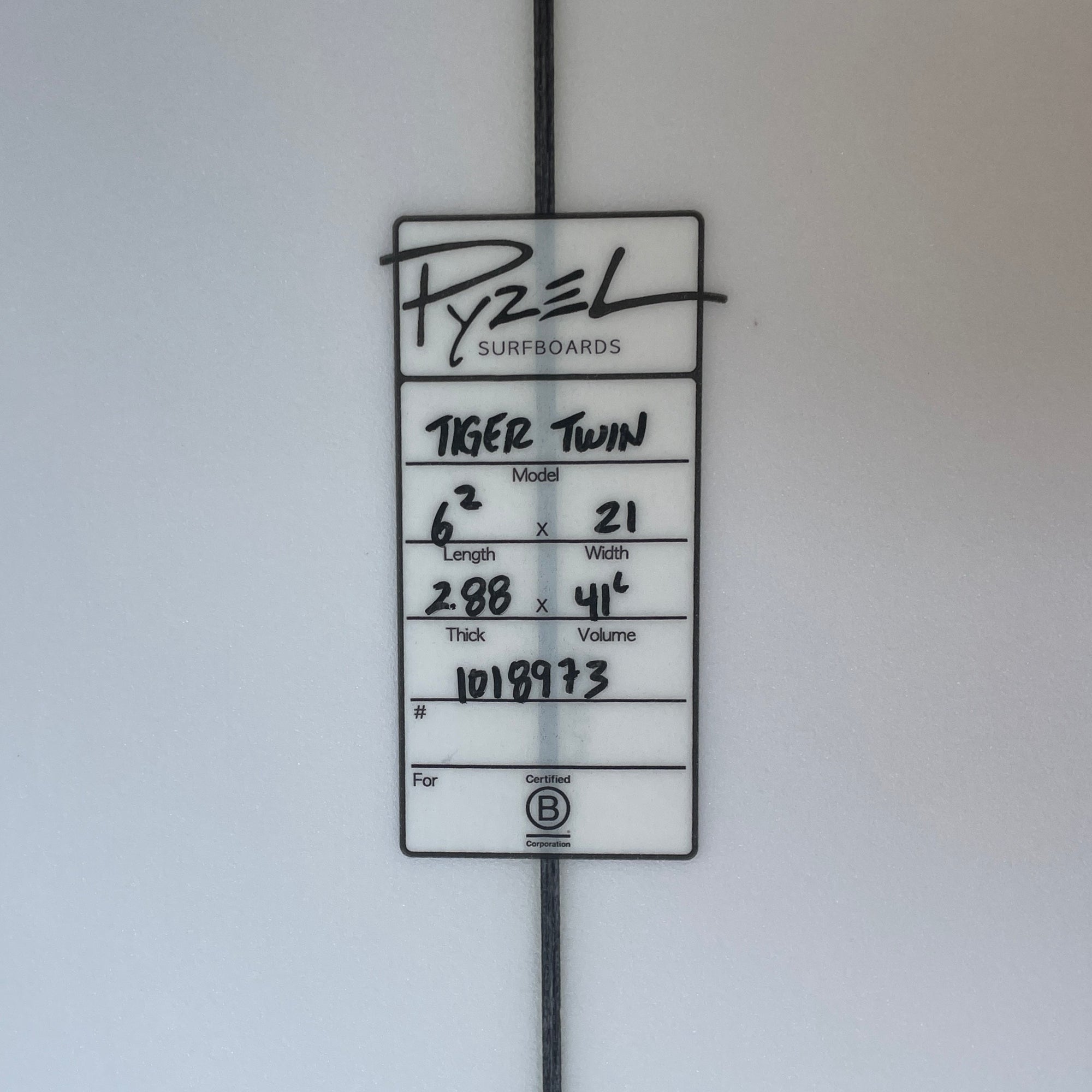 6'2" Pyzel Tiger Twin