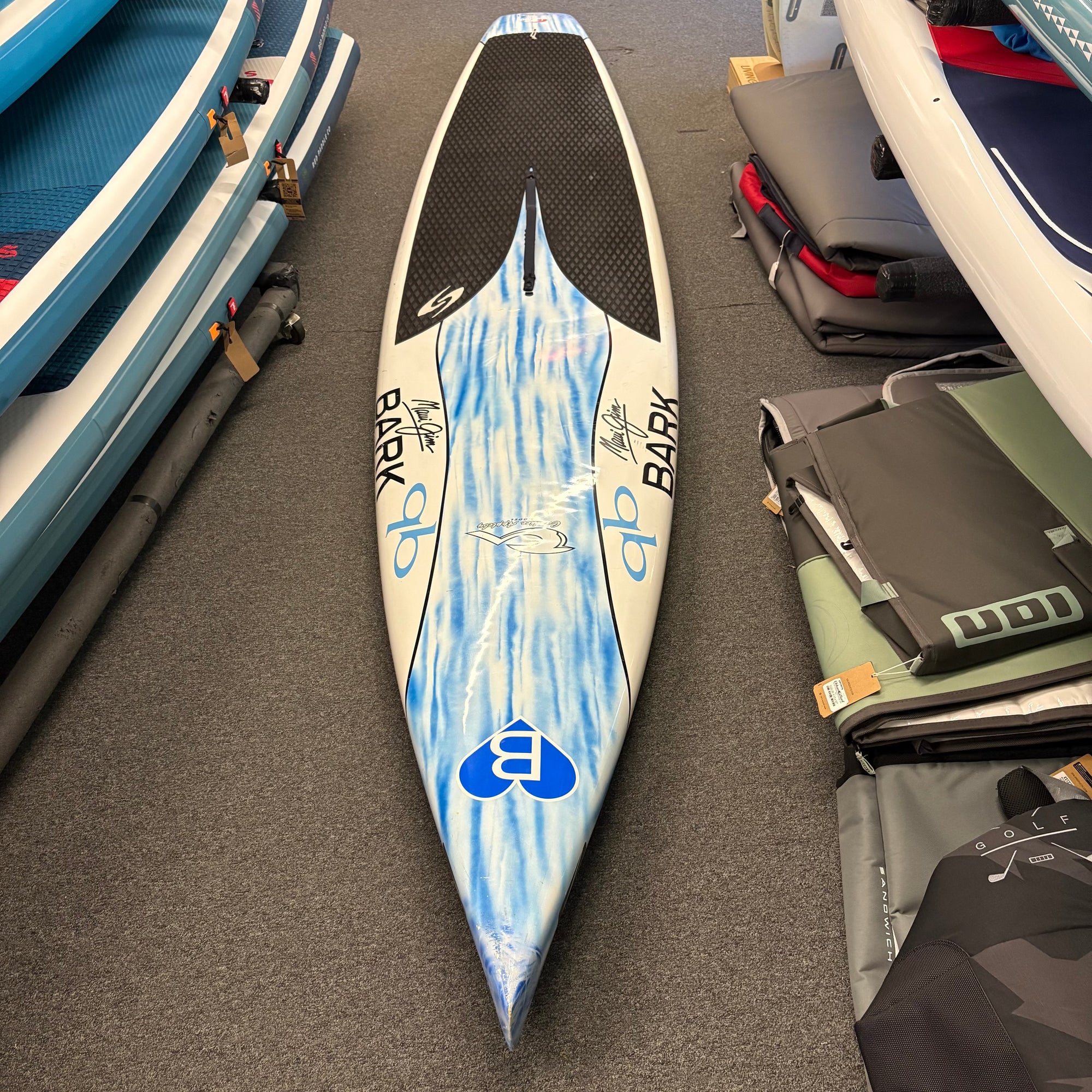 Joe Bark Candice Appleby Elite Race Board