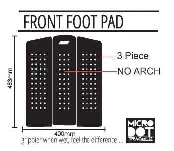 Pro-Lite Front Foot 3pc Traction Pad