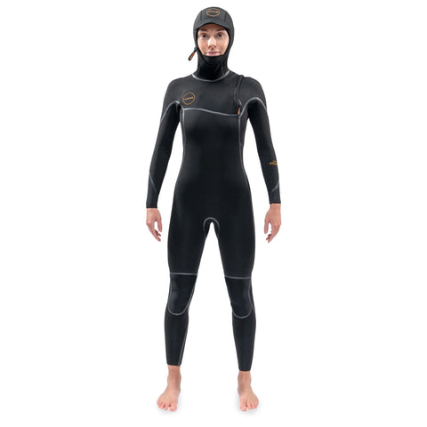 Dakine 5/4mm Cyclone Hooded Women's Wetsuit - Zip Free