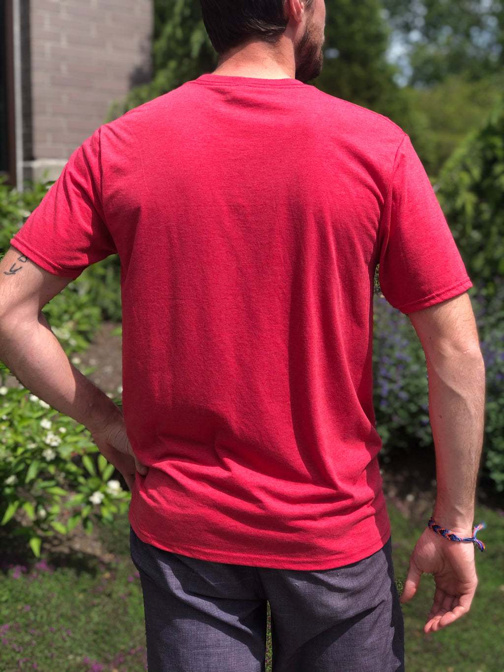 Urban Surf Tech Logo Tee - Red Frost - Urban Surf