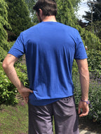 Urban Surf Tech Logo Tee - Royal Frost - Urban Surf