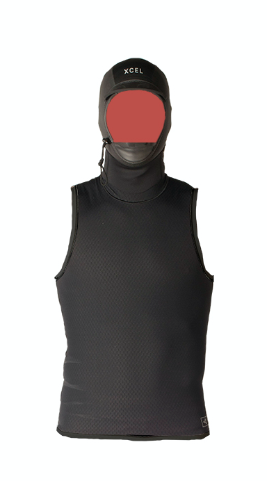 XCEL Celliant Jacquard Vest with 2MM Neoprene Hood