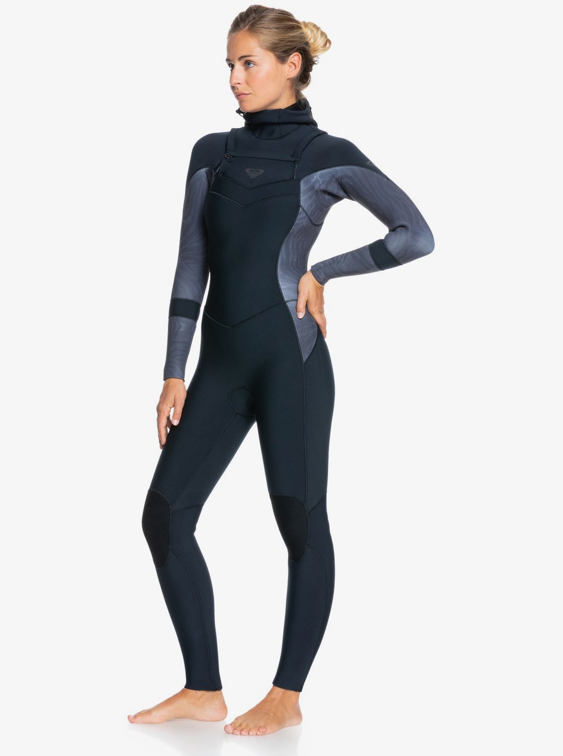 Roxy Syncro 5/4/3mm Hooded Wetsuit - Chest Zip