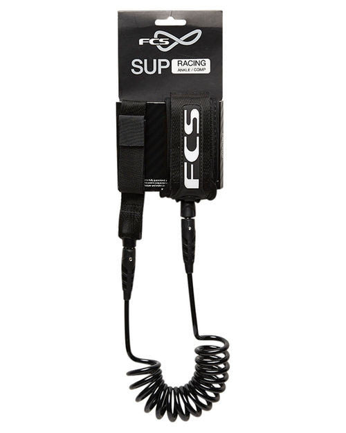 FCS SUP Comp Racing Leash Ankle - 12'6" to 14' - Urban Surf