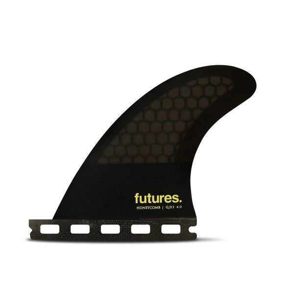 Futures Fins QD2 4.0" Symmetrical Quad Rear Fins - Urban Surf