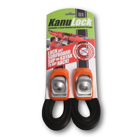 KanuLock Lockable Tie Down Straps - 11'
