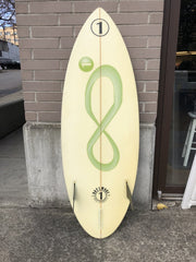USED 5'2" Day One Custom Wakesurf Board - Urban Surf